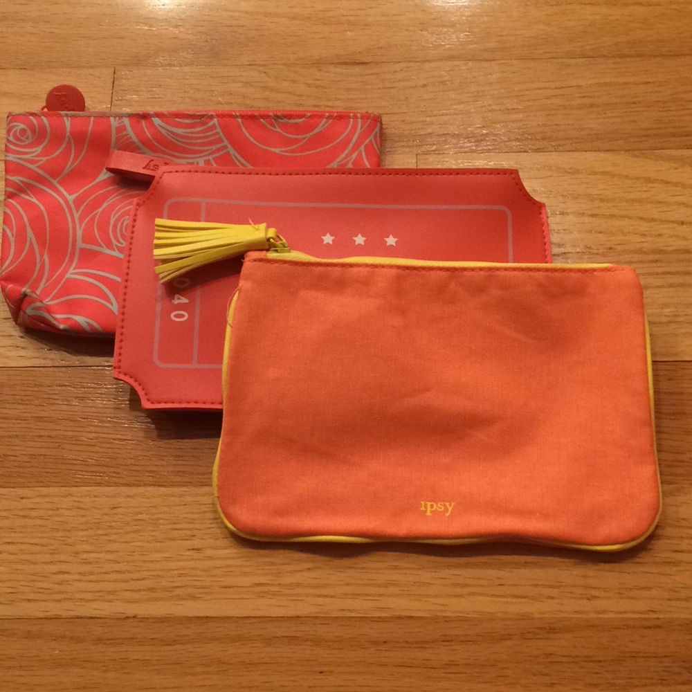 Bundle of 3 IPSY cosmetic bags